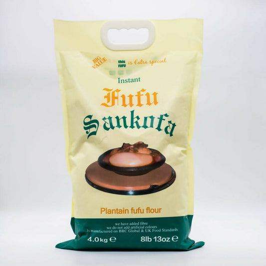 Carton of Sankofa Fufu in pouch (4kg x 2)