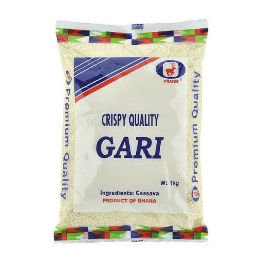 Carton of Praise Crispy Gari White (1kg x 12)
