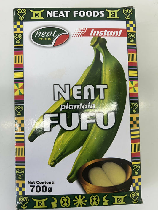 Neat Plantain fufu