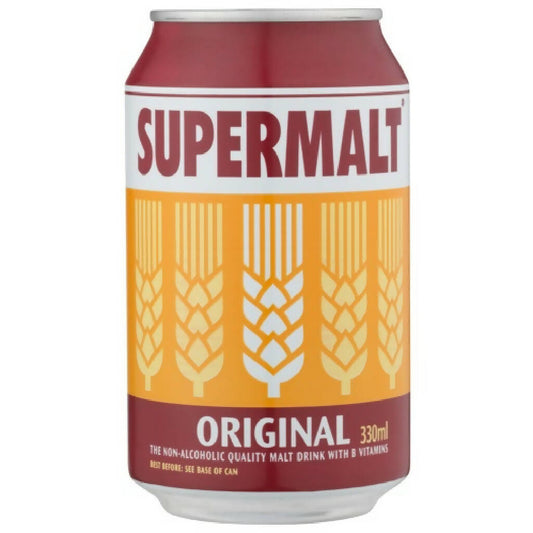 Carton of Supermalt Original Can (330ml 6 pack x 4)