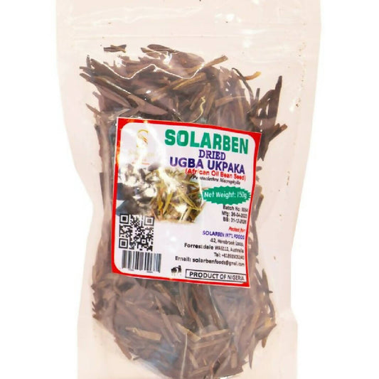 Carton of Solarben Dried Ugba-Ukpaka (African oil bean seed) (150g x 10)