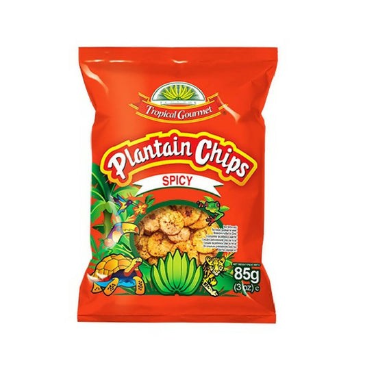 Carton of TG Spicy Plantain Chips (85g x 20)