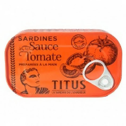 Carton of Titus Sardine in Tomato Sauce (125g x 48)