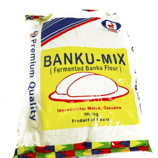 Carton of Praise Banku mate 2 (Fermented Cassava flour) (1kg x 12)